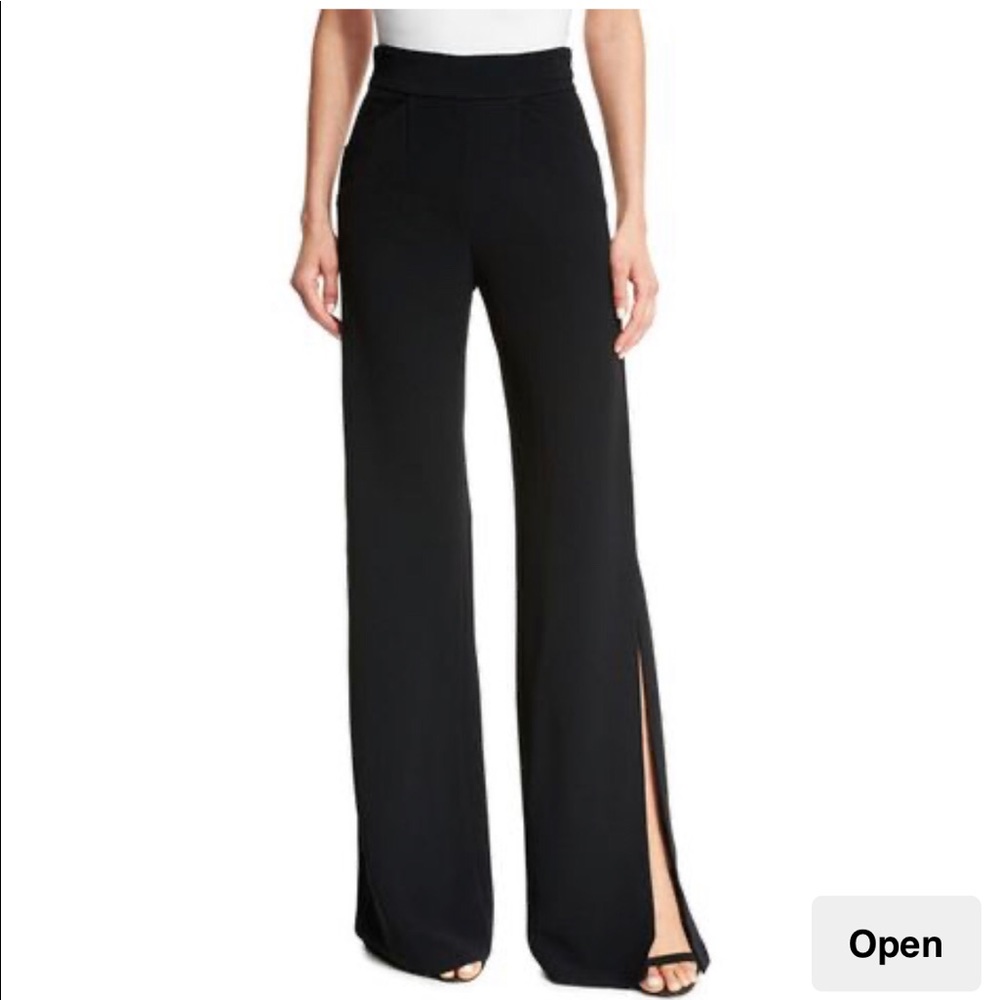 ALEXIS high waisted BLACK wide leg pants size xs